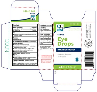 Quality Choice Eye Drops Irritation Relief 15ml (Quality Choice Irritation Relief Eye Drops (new Ndc))